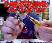 Designed for oils, waxy concentrates and shatter, this simple yet elegant dab pipe features the innovative nectar collector style design.To Use a dab straw, just heat the tip and dab into your favorite concentrate product.No need for extra pieces or changing tips.Best when used with a glass dab tray.nnFor the &#36;25 Dan Barto Glass Dab straw: https://myxedup.com/products/dab-straw-nectar-collector-by-shifty-glassnnFor the &#36;18 Large Nectar Collector Dab Straw: https://www.myxedup.com/products/