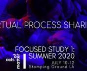 ACTS OF MATTERnRebecca Lemme, Founder + Artistic DirectornnFOCUSED STUDY 1: SUMMER 2020nVirtual Process SharingnRecorded July 2020 via ZoomnnnMOVEMENT FACILITATED BY REBECCA LEMME nIN COLLABORATION WITH THE DANCERS: nnAISHA BARDGEnCOURTNEY BRECHEMINnDANIELLE BURDICKnAMANDA COMPTONnJASMINE CORTEZnJILLIAN EGANnALYSSA FLETCHERnLUCIANA JOHNSONnCHLOE MCCLUREnMARIEELENA MARTINGANO nKRYSTAL MASTELLERnJOANNA MECCIAnKELLY O’CONNORnJOANNE OLIVOnDERRICK VONDRELL PARIS JR.nALAN PEREZnCHELSEA ROQUEROnMAILI