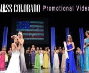 Produced by Stalls Video ProductionsnFeaturing Melaina Shipwash, Miss Colorado 2010nNarration written by Suzi DolandnMiss America footage used courtesy of The Miss America Organization