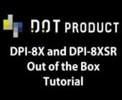 Out of the box tutorial on components and use of the DotProduct DPI-8X/SR handheld 3D scanner.nn00:28 - Written Materialsn02:15 - Charging Components &amp; Cordsn03:00 - DPI-8X Overviewn05:08 - Handle Kit Optionn06:52 - Light Kit Optionn07:25 - Pole Extension Kitn07:57 - AprilTags &amp; Targetsn08:45 - Phi.3D Scanning Appn11:40 - Dot3D Editing Appn13:26 - InfiPoints DP Feature Extraction App