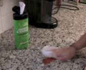 Tub O'Towels Marble Cleaner - V8 Drink Spill Clean Up from v8 drink