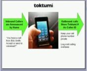 See how to quickly setup your Toktumi virtual assistant for enhanced calling features.