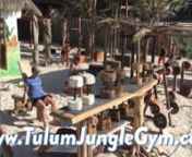 Calling all gym rats--check out the Tulum Jungle Gym right on the beach! Now you can lift, squat, press, and pull to your heart&#39;s content as you watch the ocean waves.