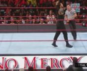 John Cena vs Roman Reigns No Mercy 2017 from roman vs john cena