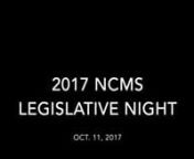 This is a photo slideshow from the 2017 NCMS Legislative Night.