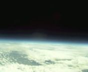 Footage from a high altitude weather balloon sent to ~33km into near space.nnThere are a lot more details on the flickr photoset:nhttp://www.flickr.com/photos/stilldavid/sets/72157624101347600/nnUpdate: I wrote a pretty lengthy blog post detailing this project as well.nhttp://stilldavid.com/blog/2010/07/high-altitude-weather-balloon-project/