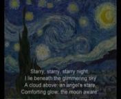 I wrote this poem in 2001, after being inspired by Vincent Van Gogh&#39;s painting of