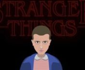 I can&#39;t wait for season 3 of Stranger Things on Netflix, so I designed a piece of fan art of Eleven from season 1!