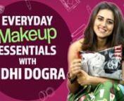 In the latest episode of Pinkvilla&#39;s series, &#39;What&#39;s in my makeup bag,&#39; we caught up with the cute and stunning Ridhi Dogra. Ridhi is a popular television actor famous for roles in shows namely Maat Pitaah Ke Charnon Mein Swarg, Maryada: Lekin Kab Tak?, Savitri and Woh Apna Sa.nnFrom several makeup tricks to her favourite lip colour, watch to find out what is inside Ridhi Dogra&#39;s makeup bag.