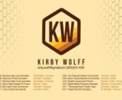 Hi, my name is Kirby Wolff, and this is my motion graphics reel for 2018. I am a young motion graphic designer from South Dakota, USA. A lot of my work is done in Adobe After Effects, but I use a combination of Adobe Illustrator, Photoshop, and Premiere to complete projects as well. I also love creating 3D pieces like the 3D Skyforce animations and the 3D twins stadium. For those I use either Cinema 4D or Autodesk Maya.nnI love doing motion graphics for any type of sport. It&#39;s the perfect combin