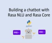 This is a detailed tutorial on how to create a Slack integrated chatbot, using open source conversational AI Python libraries Rasa NLU and Rasa Core, completely from scratch.nnThe files used in this tutorial alongside the full working code can be found following this link https://github.com/JustinaPetr/Weatherbot_Tutorial