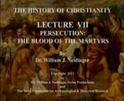 Once the Christians distanced themselves from their Jewish roots, they found that their faith no longer enjoyed the legal protection afforded to Judaism by the Roman state.Now, as an “illicit religion,” Christians fell victim to mob violence and the wrath of Roman magistrates. A lecture by Dr. William J. Neidinger.