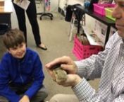 Mr. Barton meets Kelsey Broe’s fifth-grade class’s pet — a bearded dragon named Bendi.nThis is an HIES Communications production.