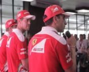 Scuderia Ferrari drivers &amp; Kaká - The Santander challengenInterlagos (Sao Paulo, Brazil), 10 Nov 2016