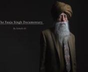 Earlier this year i had the huge honour of photographing this incredible man. Here is the story behind those photographs.nnFauja Singh was born in Jalandhar, Punjab, on 1 April 1911. The youngest of four children. Fauja did not develop the ability to walk until he was five years old. His legs were thin and weak, and he could hardly walk long distances. Because of this, he was often teased, and called by the nickname “danda” (stick). As a young man, Fauja developed and became an avid amateur