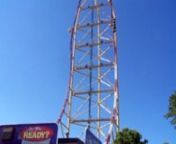 At Cedar Point amusment park in Sandusky Ohio, this is one of the coolest rides. You go from 0-120 mph in a second. It goes up over 400 feet
