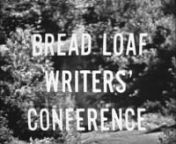 This thoughtful piece gives an intimate impression of the Bread Loaf Writers&#39; Conference in 1971.It was produced by Vermont Educational Television, the predecessor to today&#39;s Vermont PBS, in cooperation with Middlebury College.Although the film itself is undated we&#39;ve determined thatit&#39;s very likely from 1971 because that&#39;s the only session when both Isaac Asimov and Ezekiel Mphahlele were on the faculty at the same time.nnOverview: B opening interview with Miller Williams (Poetry-Staff),