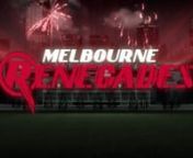 A series of Big Screen and LED animations were created for Australian Cricket 20-20 Big Bash League team the Melbourne Renegades to be played at their home games at Etihad Stadium. The visual style was adapted from existing print material and an animation concept then was developed for use across a series of videos including player introductions, game milestones, player trivia and more. A robot character RUBi was also developed to help explain the rules of the game to beginners.nnhttp://www.nort