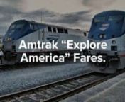 Enjoy the scenery, relax with a good book or stay connected with free Wi-Fi via AmtrakConnect on select routes. Just settle into your comfortable seat and leave the driving to us as we journey to over 500 destinations across the country.