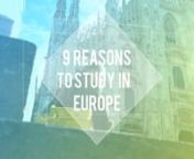 There are so many reasons why we should study in Europe. This short video shows my mobility experience as an Erasmus student. This is combination clips of travels and experiences in: Austria, Italy, Czech Republic, Germany, Switzerland, Denmark and Brussels! Don&#39;t forget to visit my blog at https://jeepneystories.com/2017/02/26/erasmus-life-9-reasons-to-study-in-europe/nnI would like to say thank you to my amazing DCLeadclassmates featured in this video.nCreator: Michelle Anne P. TabiraonPerso