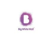 Animation of the different colour versions of the Big White Wall Logo
