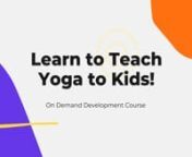 This course lays the foundation to share yoga with children at home, in a classroom or yoga studio. You will learn how to begin your classes in a consistent manner, breathing techniques (pranayama) Poses (asanas) including sun salutations and warrior sequences taught in a child friendly manner,Mindful games, Meditations, savasana and more.Acquire new skill sets that you can use to inspire and encourage the next generation!