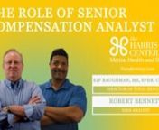 Do you love data and numbers? Then, this job offer is for you!nnThe Senior Compensation Analyst role focuses on the agency&#39;s standard jobs covering all groups--from the emergency psych services to jail to MCOT and CIRT, including our clinics around Houston.nnIt is detailed work, so you&#39;ll love our team if you love data.nnKip Baughman, the Director of Total Rewards, and Robert Bennet, the HRIS Analyst, discuss the role of a Senior Comp Analyst and how they welcome someone who loves data and numbe