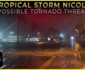 As Tropical Storm Nicole makes its way into Florida, the rainfall threat, wind threat with possible power outages, and severe weather risk continues. Meteorologist Erica Lopez has an update.