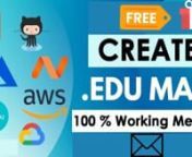 Are you searching for “How to Create Free .edu email ?”Well, you are at the right place. Here, we have 5 working methods that will help you get an edu email for free.NOTE: Follow all the steps and you are good to go.nnnWhen you become a student of a particular university or college at that moment you will have a .edu email account with your name, for example, your-name@mail.tjc.edu. But if you are not a student and felt like I need a .edu email address then, this article is for you. And