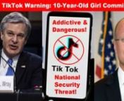 FBI Director Christopher Wray warns congress that TikTok is highly intrusive, dangerous, and a National Security Threat.Said that highly confidential end user data ending up in the hands of the Chinese Govt., including the Chinese Communist Party.nnFCC Commissioner stated that a 10-year-old girl recently committed suicide and that TikTok as addictive as opioids including deadly fentanyl.nnGoogle, Apple, and Microsoft are still distributing TikTok by way of preinstalled app agreements and distr