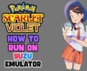 How to Run Pokémon Scarlet and Violet on Yuzu Switch Emulator PCnnPlaying Pokemon Scarlet and Violet is now really easy to do. With the latest version of Yuzu Emulator anything is possible now. You can also MOD this game to run 60 FPS with graphical enhancements. But in this guide I&#39;ll just show you how to get the game and run it into PC. So be sure to follow everything that I do here.nnOfficial Site https://approms.com/pokesvryuzunnTested with these PC Specs:nCPU: Intel i7-8700 8th GEN CpunGPU