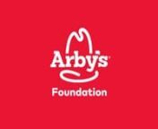 Arby&#39;s Foundation Make A Difference Campaign video