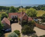 Property cgi video showing a CRS Reveal planning slider by Charles Roberts Studios. The video shows a drone photo of an existing house and a property CGI of the proposed new house.