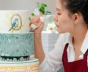 Design and paint elegant fondant cakes by exploring composition, coloring techniques, and painting exercises to create art that&#39;s meant to be eatenn&#62;&#62; https://www.domestika.org/en/courses/4605-cake-painting-techniques-for-creating-edible-art