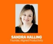Give Sandra Halling the business equivalent of a 5,000 piece jigsaw puzzle and she can make it look like the picture on the box. As founder of The Data Mavens, she’s dedicated to helping entrepreneurs and executives design their workflow and systems to feel organized, have peace of mind, and prioritize what matters to them. Sandra is an expert on platforms like Deltek Vision, Notion, and ClickUp but her real priority is helping you develop better work habits by achieving Aligned Productivity