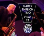 Marty Ehrlich - alto sax, flute, clarinet, John Hébert - bass, Nasheet Waits - drums with projections by Steve Dalachinsky and Yuko OtomonnPerformed June 14, 2019 at Roulette, Brooklyn, NY.nnMarty Ehrlich has released his first trio recording in many years, entitled