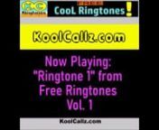 This video is showcasing one ringtone from one of my albums which is on the Vol. 1 album.Kool Callz carries a bunch of ringtones that are classic and of course many have that jam factor about them.nnnKool Callz carries lofi, hip hop / rap, jazz hop, pop, and chill hop ringtones.Eventually, the site will carry mom is calling, dad is calling, brother is calling ringtones, and so on.nnnhttps://koolcallz.com