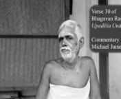 In a Zoom meeting with Sri Ramana Center, Houston, on 4th December 2021 Michael James discusses verse 30 of Upadēśa Undiyār:nnhttps://happinessofbeing.blogspot.com/2017/09/upadesa-undiyar-tamil-text.html#uu30nnயானற் றியல்வது தேரி னெதுவதுnதானற் றவமென்றா னுந்தீபறn தானாம் ரமணேச னுந்தீபற.nnyāṉaṯ ṟiyalvadu tēri ṉeduvadundāṉaṯ ṟavameṉḏṟā ṉund