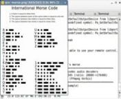 In this video, we use din to convert very offensive english words blacklisted by Google Instant to morse code and then music.nnThe blacklist: http://www.2600.com/googleblacklist/nnThe 2600 patch: http://bit.ly/iWdDRvnndin source code: http://bit.ly/jVJY8gnndin is a software musical instrument for the Windows, Mac OS X and GNU/Linux operating system.Download your evaluation copy at http://dinisnoise.orgnnFollow din on Twitter: http://twitter.com/al_dinjannOn Facebook befriend Al DinjannNotes/Er