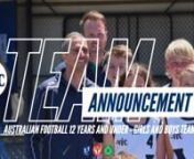 An SSV First, the Team Vic Australian Football 12 Years and Under Girl&#39;s and Boy&#39;s teams will be announced live. nnTune at 5:00 PM on Friday, 10 June 2022, to hear who has been selected. nnParents, you can proudly send the link on to family and friends. nTeachers, gather the students in a classroom and inspire them by watching this live sporting event. nnAll School Sport Victoria Livestreamed events are produced in-house by our communication team. nn▼ STAY CONNECTED TO THE LATEST NEWS!n➤ Web