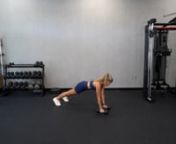 Pushup to Plank Row from row