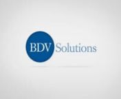 1. BDV Solutions Introduction from bdv
