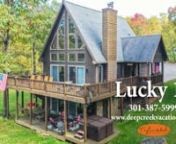 Book Lucky 12 today! &#124; https://www.deepcreekvacations.com/booking/lucky-12n────────────────────────────────────────nnCentrally located in the popular Mountainside Community, Lucky 12 is ready to give your family a warm welcome! Recently updated throughout, it has lots of fun amenities to keep you entertained and a central location that can’t be beat. nnExceptional outdoor space is a true highlight of this home. The