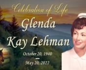 Glenda Kay Lehman, Lubbock, born Glenda Kay Brandon in Miami, OK, October 20, 1940, to Kenneth Lester Brandon and Floy Marie (Reid), was a majorette at Miami High School and the long-legged, blue-eyed beauty later graduated as an R.N. from the Lilly Jolly School of Nursing, Houston and began her career at St. Mary&#39;s Hospital, Galveston. It was there she met her husband, Dr. Robert Frederick