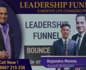 BUSINESS में सफलता के तरीके Leadership Funnel Start Up Tips Dr Vivek Bindra from vivek bindra start up