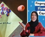 Salaam, Noor Kids Crafters!Today we&#39;re making a beautiful flower card using our fingerprints!This craft for kids is inspired by our khutba on the role mothers play in the lives of Muslims, but the card can be for anyone who would love it.nnFor this awesome DIY project, we’ll need:n- Washable paintn- Construction papern- Markersn- ScissorsnnEllen’s Pro Tips:n- If you want to surprise your mom, that&#39;s great!But make sure to get another adult&#39;s help!n- You can use a paper plate to pour a