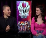 Sasha Rionda chats with two of the stars of the new Netflix series Power Rangers: Dino Fury.
