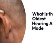 What is the Oldest Hearing Aid MadennFounded in 1904 by Hans Demant, Oticon is the oldest hearing aid producer in the world. The company is committed to supplying customers with the greatest requirements of professionalism and trust, and the best quality hearing gadgets available. Their commitment to helping individuals interact openly, communicate naturally, and participate actively in his or her environment has actually made the business an industry leader for over 100 years. nnThe company mak