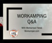 From the team at https://www.workamper.comn[April 2022 Q&amp;A Session]Have questions about Workamping and RVing? Listen in to this recorded webinar to get your questions answered by the creators and leaders of the Workamping industry - Workamper News [Workamper.com].nnIn this session, we discuss:nn- How do I get started/find a Workamping job?n- Advice on getting a good position for the winter monthsn- Are there opportunities from Memorial Day to Labor Day?n- What do you look for when buying a