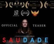 Saudade is an experimental film inspired by true events in Toronto. The film portrays the journey of a young woman named Belle, and her escapist relationship with her guardian angel over the course of 70 years. Shot across three distinct film formats and mediums (16mm B/W, 35mm Color, and 4K Digital), the film is a heartwarming tribute to the magic and romance of the cinematic art form.nnProduced By Scarborough Arts and Riverbed Entertainment.nnWritten, Directed, and Edited by Kesava Geeta Kumar
